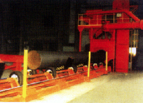 鋼管、鋼瓶拋丸清理線