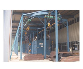 【3月30日】吊鉤通過式拋丸機，良好配置，動力！