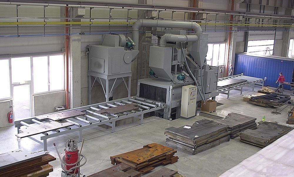 輥道通過式拋丸機